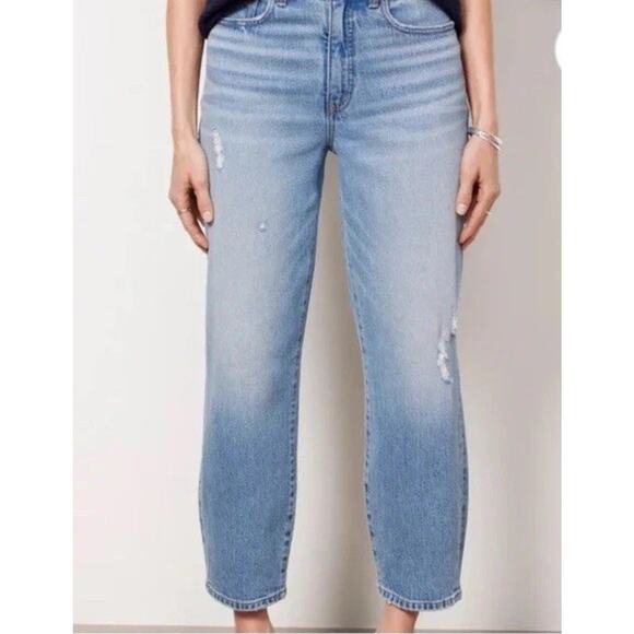 EVEREVE Ever Vintage Barrel Wide Leg Jeans Midwash Blue Women’s Size 27 - Picture 1 of 16